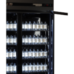 Combisteel Kühlschrank 3 Glastüren Schwarz Irm-1180R Bl – Bild 6