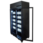 Combisteel Kühlschrank 2 Glastüren Schwarz Irm-770 Bl – Bild 10