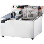 Doppel-Fritteuse CATERINA, 2x 8 Liter, 585x430x265 mm (BxTxH), 2x 3 kW 230 V