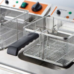 Doppel-Fritteuse CATERINA, 2x 10 Liter, mit Ablasshahn 610x510x390 mm (BxTxH), 2x 3 kW 230V – Bild 5