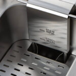 Doppel-Fritteuse CATERINA, 2x 10 Liter, mit Ablasshahn 610x510x390 mm (BxTxH), 2x 3 kW 230V – Bild 6