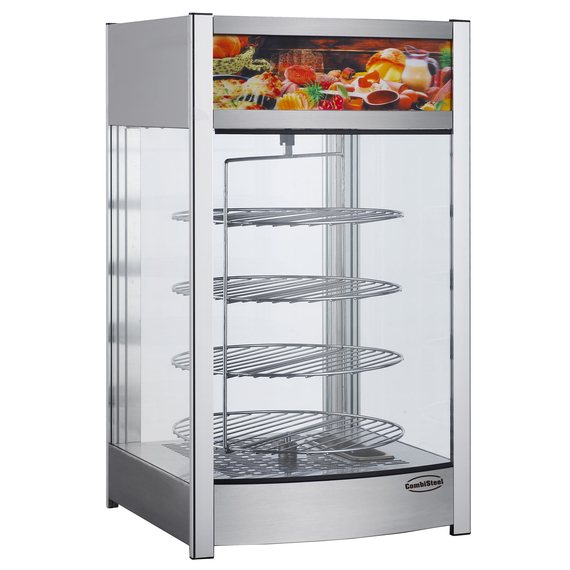 7487_0110-7239.jpg Combisteel Rotierende Wärmevitrine 97L – Bild 1