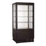 Combisteel Kühlvitrine 78L Schwarz