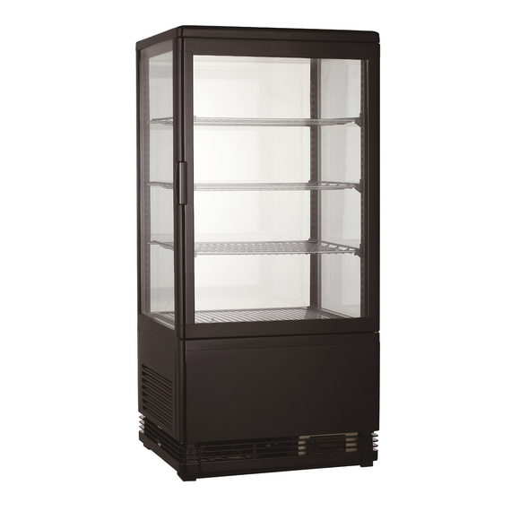 7487_0175-8926.jpg Combisteel Kühlvitrine 78L Schwarz – Bild 1