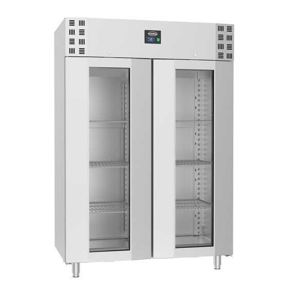 7489_5025.jpg Combisteel Pro Line Kühlschrank Edelstahl Glastür Mono Block 1400 Ltr – Bild 1