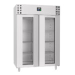 Combisteel Pro Line Tiefkühlschrank Edelstahl Glastür Mono Block 1400 Ltr