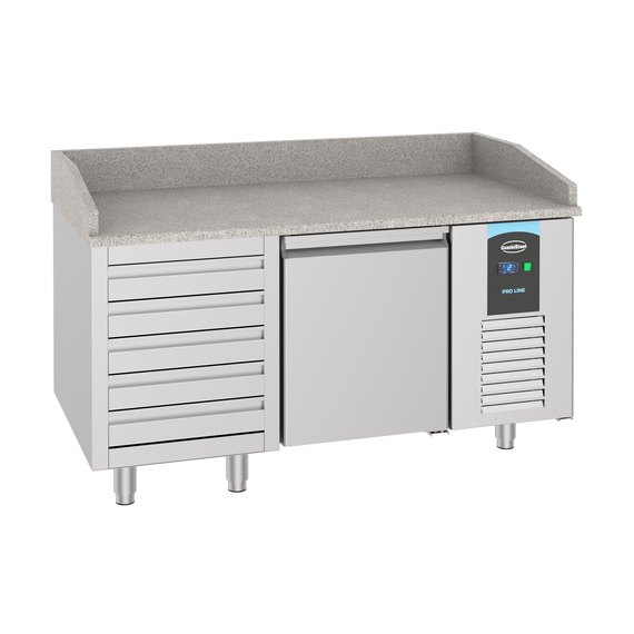 7489_5230.jpg Combisteel Pro Line Pizzatisch mit 1 Tür Und 5 Schubladen – Bild 1