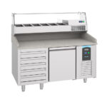 Combisteel Pro Line Pizzatisch mit 1 Tür Und 5 Schubladen – Bild 2