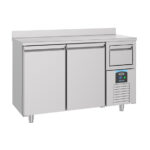 Combisteel 600 Kühltisch 2 Türen mit Schublade für Kaffee