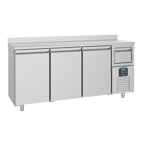7489_5265.jpg Combisteel 600 Kühltisch 3 Türen mit Schublade für Kaffee – Bild 1