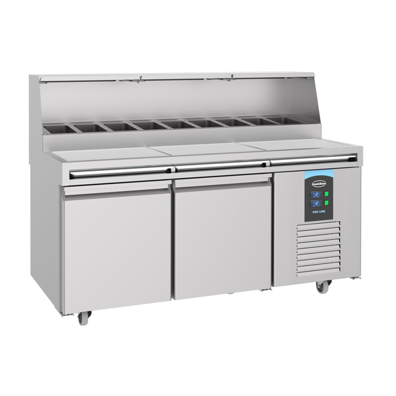 7489_5300_1.jpg Combisteel Pizzatisch 2 Türen 9X 1/3Gn Behälter – Bild 1