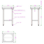 Combisteel Hackblock Aus Polyethylen 80mm Dicke – Bild 2
