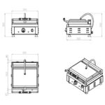 Combisteel Kontaktgrill Glatt/Gerillt – Bild 2