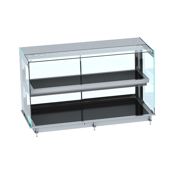 7495_0335-13478.jpg Combisteel Einbauwärmevitrine Keramik Eckig - Schwarz 4/1 – Bild 1