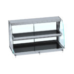 Combisteel Einbauwärmevitrine Keramik Rund - Schwarz 4/1