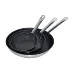 Combisteel Bratpfanne Edelstahl Teflon Beschichtet Ø28 3,1L