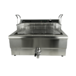 Combisteel Elektro Tischfriteuse 25L - mit Abflussventil – Bild 5