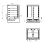 Combisteel Weinkühlschranke 100L Dual Zone – Bild 4