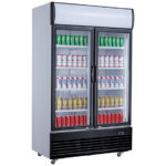 Combisteel Kühlschrank 2 Glastüren 800L