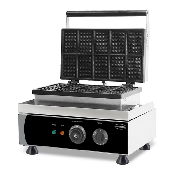 7540_0065_1.jpg Combisteel Waffeleisen 10St Brüssel Waffel – Bild 1
