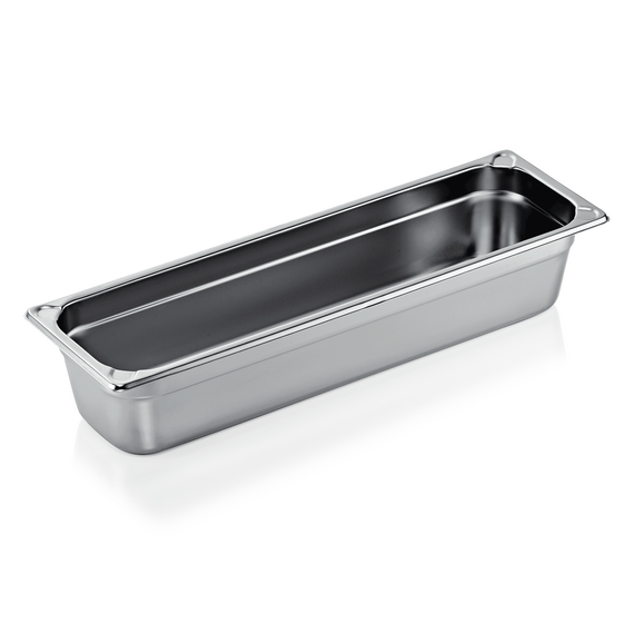 7624100_WS.png Was Germany GN Behälter GN CORE 2/4-100 mm, mit U-Ecken, Chromnickelstahl – Bild 1