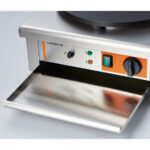 Crêpe-Gerät mit Ø 400 mm Platte, 450x470x220 mm (BxTxH), 3 kW 230 V – Bild 2