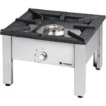 Stalgast Edelstahl Gas-Hockerkocher TOP, G20, 567x607x380 mm (BxTxH)