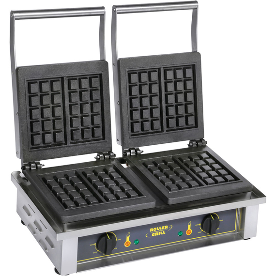 777222V01_Main_product_photo_81EQDiIr9zlL.jpg ROLLER GRILL Doppel-Waffeleisen, Brüsseler Waffelform, 550x440x230 mm (BxTxH), 2x 1,6 kW – Bild 1