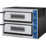 GGF Pizzaofen mit zwei Kammern für 8 Pizzen à 360 mm, 12 kW, 1010 x 850 x 750mm (BxTxH)