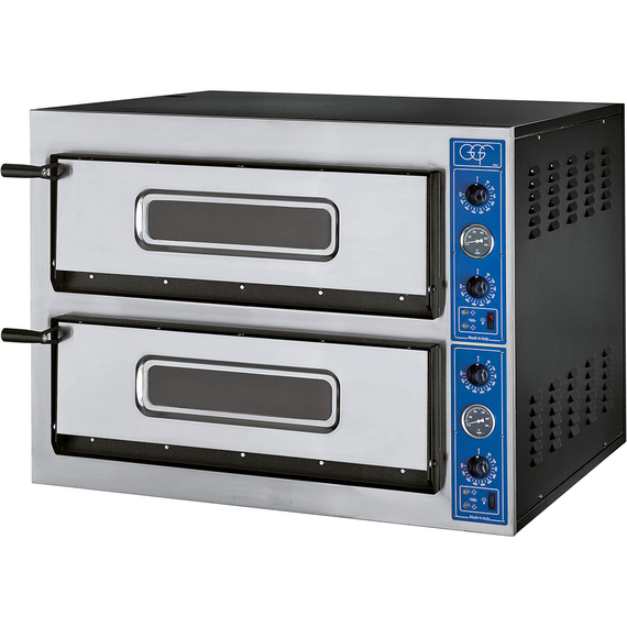 781422V01_Main_product_photo_e4JQ5ds4QZ7c.jpg GGF Pizzaofen mit zwei Kammern für 8 Pizzen à 360 mm, 12 kW, 1010 x 850 x 750mm (BxTxH) – Bild 1