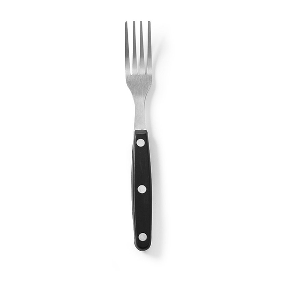 781432.jpg Hendi Steakgabel – 6 Stück, Profi Line, Schwarz, 6 Stk., (L)200mm – Bild 1
