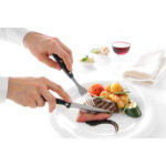Hendi Steakgabel – 6 Stück, Profi Line, Schwarz, 6 Stk., (L)200mm – Bild 2