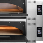 GGF Pizzaofen F-Line Digital, 2 Kammern für 6 Pizzen á Ø 360 mm, 1370x850x750 mm (BxTxH), 18 kW – Bild 2