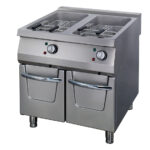 Maxima Gastro Premium Fritteuse - 2 x 22 l - Doppeleinheit - 90 cm Tief - mit Ablasshahn - Elektrisch