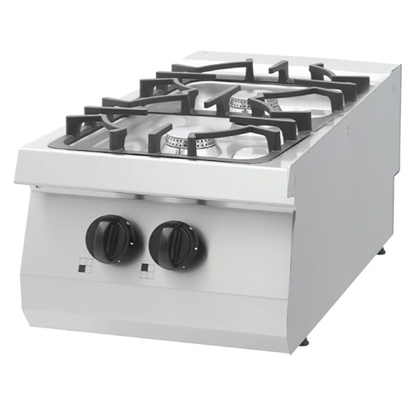 7865.n1.40703.33l.jpg Maxima Gastro Heavy Duty Kochfeld - 2 Brenner - Einzeleinheit - 70 cm Tief - Gas – Bild 1