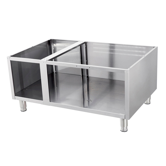 7876n11290510.jpg Maxima Gastro Premium Arbeitsschrank - Dreifache Einheit - 90 cm Tief - Offen – Bild 1