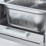 Stalgast 2tlg. Edelstahl Auffangschale für Kartoffelschälmaschine – Bild 2