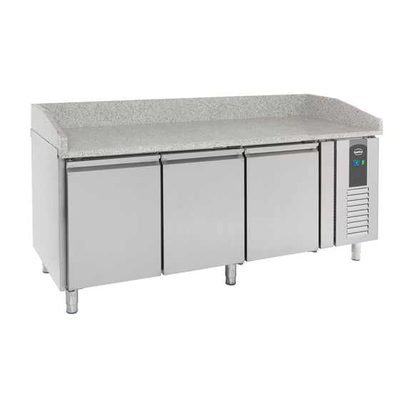7950_0044_1.jpg Combisteel Standard Line Pizzatisch 3 Türen – Bild 1