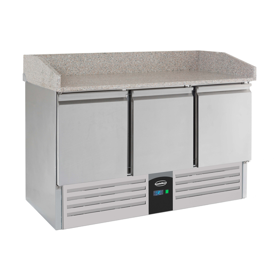 7950_0060_1.jpg Combisteel Compact Line Pizzatisch 3 Türen – Breite 1400 – Bild 1
