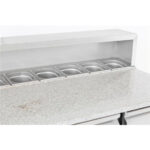 Combisteel Compact Line Pizzatisch 3 Türen – Breite 1368 – Bild 2
