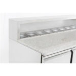 Combisteel Compact Line Pizzatisch 3 Türen – Breite 1368 – Bild 3