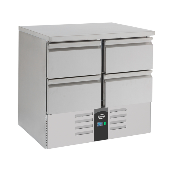 7950_0110_1.jpg Combisteel Compact Line Kühltisch 4 Laden – Bild 1