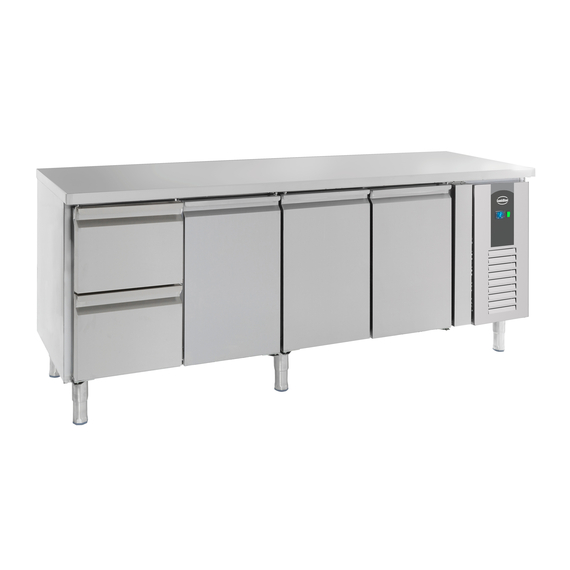 7950_0210_1.jpg Combisteel Standard Line 700 Kühltisch 3 Türen Und 2 Schubladen – Bild 1
