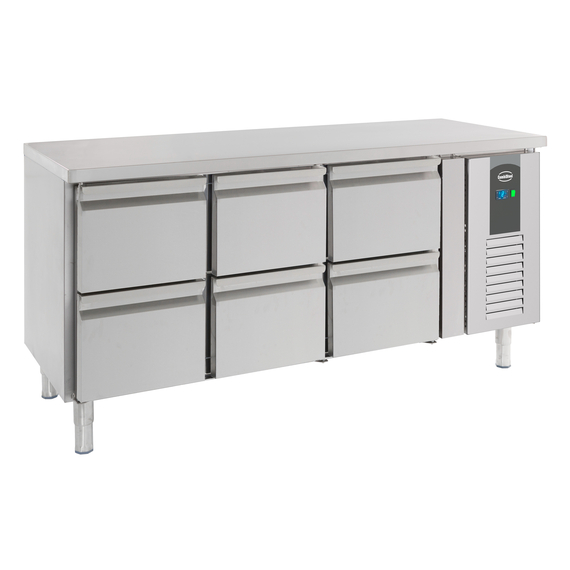 7950_0230_1.jpg Combisteel Standard Line 700 Kühltisch 6 Schubladen – Bild 1