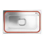 Hendi Gastronorm-Deckel mit Silikonrand, Profi Line, GN 1/1, 530x325mm – Bild 3