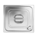 Hendi Gastronorm-Deckel mit Silikonrand, Profi Line, GN 2/3, 354x325mm – Bild 2