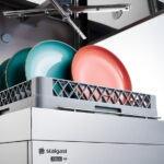 Stalgast Edelstahl Haubenspülmaschine Aqua H5 mit Klarspülmittel-, Reinigerdosierpumpe sowie Klarspül- und Ablaufpumpe, 3 Spülprogramme – Bild 3