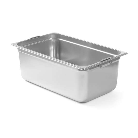 803240.jpg Hendi GN-Behälter mit einklappbaren Griffen, GN 1/1, 14L, 530x325x(H)100mm – Bild 1