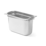 Hendi GN-Behälter mit einklappbaren Griffen, Profi Line, GN 1/3, 3,9L, 325x176x(H)100mm