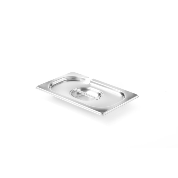 805145.jpg Hendi Gastronorm-Deckel mit Löffelaussparung, Profi Line, GN 1/4, 265x162mm – Bild 1